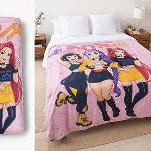 K-pop demon hunters blanket